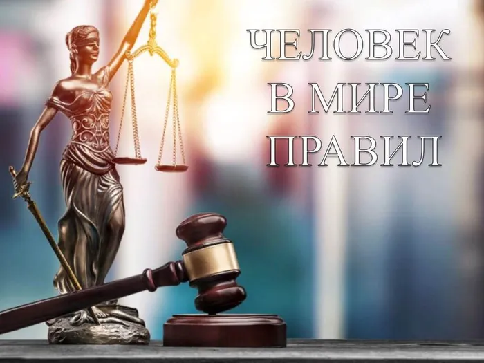 ЧЕЛОВЕК В МИРЕ ПРАВИЛ