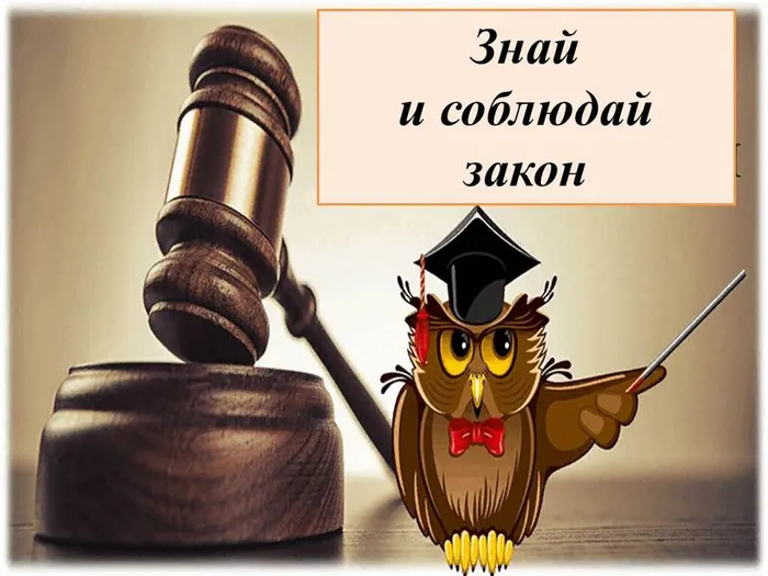 знай и соблюдай закон