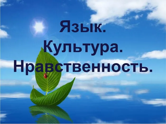 язык . культура. нравственность 23.05.